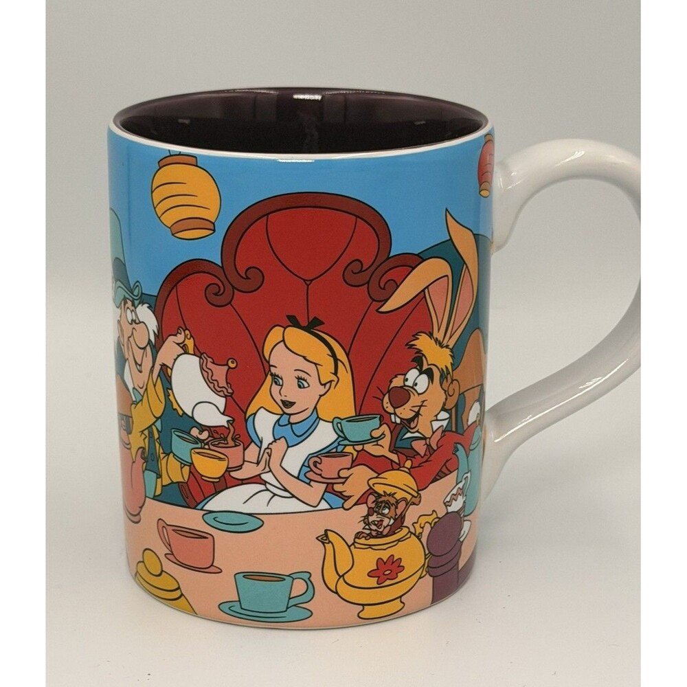Disney Alice in Wonderland Mad Tea Party Coffee Mug Tea Cup Made in Thailand